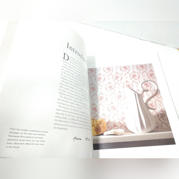 Laura Ashley Decorating With Paper and Paint Guide To Home Decorating Book - Picture 9 of 13